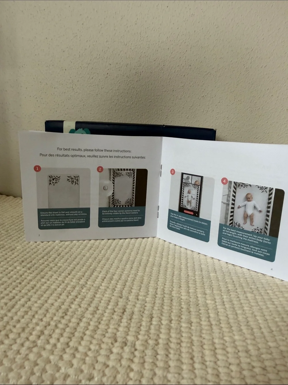 Nanit Smart Sheets - Pebble Grey Crib Sheet